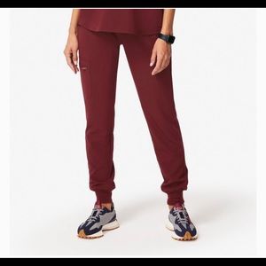 Figs Scrubs Burgundy Set